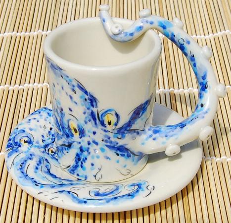 Octopus Tasse