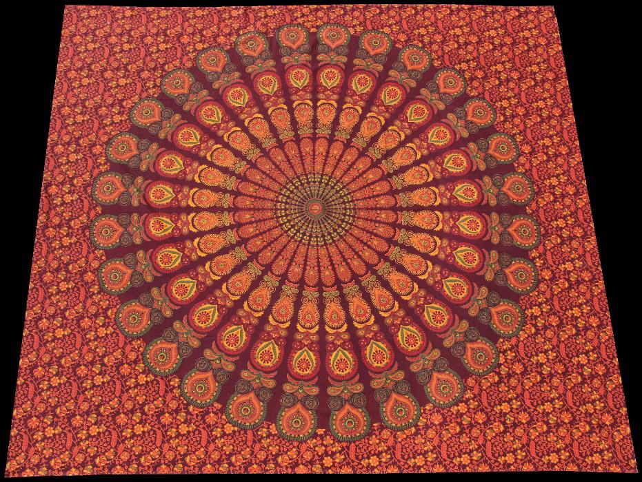 Großes Mandala Wandtuch